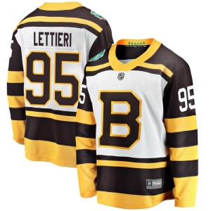 Youth Boston Bruins Vinni Lettieri Fanatics Branded 2019 Winter Classic Breakaway Jersey - White