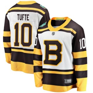 Youth Boston Bruins Riley Tufte Fanatics Branded 2019 Winter Classic Breakaway Jersey - White