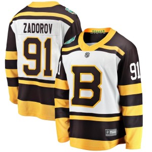 Youth Boston Bruins Nikita Zadorov Fanatics Branded 2019 Winter Classic Breakaway Jersey - White