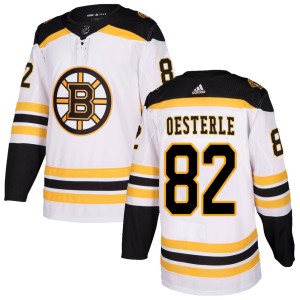 Youth Boston Bruins Jordan Oesterle Adidas Authentic Away Jersey - White