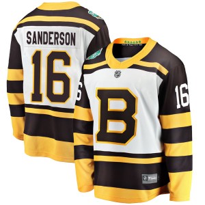 Men's Boston Bruins Derek Sanderson Fanatics Branded 2019 Winter Classic Breakaway Jersey - White