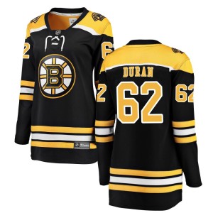 Women's Boston Bruins Riley Duran Fanatics Branded Breakaway Home Jersey - Black