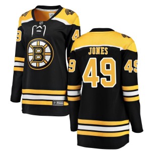 Women's Boston Bruins Max Jones Fanatics Branded Breakaway Home Jersey - Black