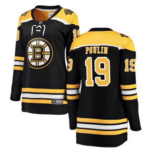 Women's Boston Bruins Dave Poulin Fanatics Branded Breakaway Home Jersey - Black