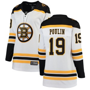 Women's Boston Bruins Dave Poulin Fanatics Branded Breakaway Away Jersey - White